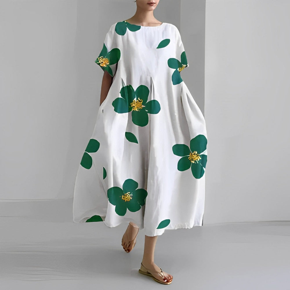 Amy - Boho floral dress - Wide dress - Spring